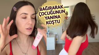Fulya Zenginer depreme yakalandığı anları paylaştı! Bağırarak çocuğunun yanına koştu