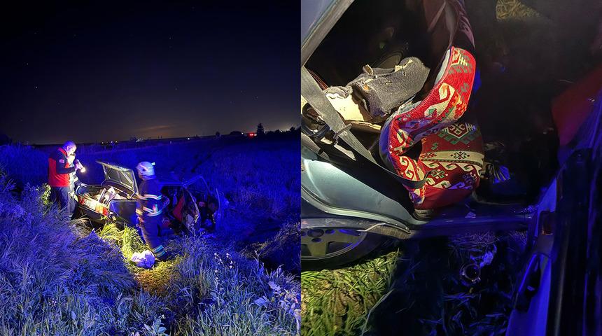 Lüleburgaz'da trafik kazasında iki kişi ağır yaralandı