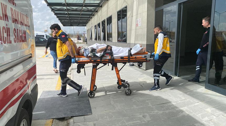 İnşaattan düşen kişi hastanelik oldu