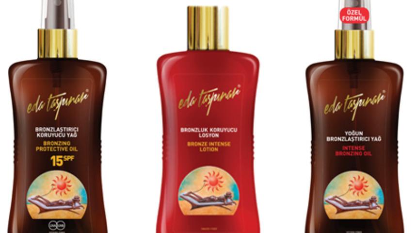 Eda Taşpınar'dan bronzlaştırıcı g&uuml;neş serisi