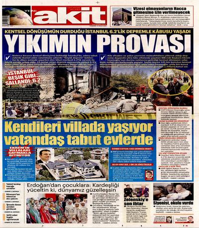 Yeni Akit
 Gazetesi oku