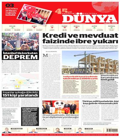 Dünya
 Gazetesi oku