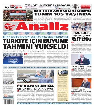 Analiz
 Gazetesi oku