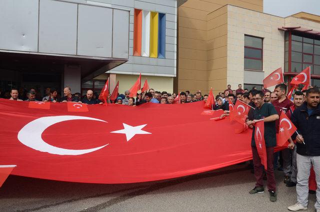 Gaziantep Üniversitesi'nde 'Zeytin Dalı Harekatı'na destek açıklaması