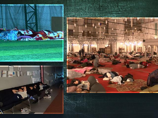 İstanbul depremi sonrası geceyi böyle geçirdiler