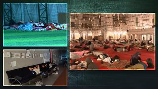 İstanbul depremi sonrası geceyi camiler, spor salonları ve parklarda geçirdiler