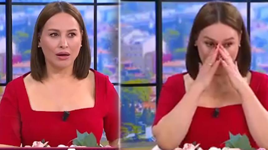 Depreme yayında yakalanan Nur Viral ne yapacağını bilemedi! Ağlamaya başladı