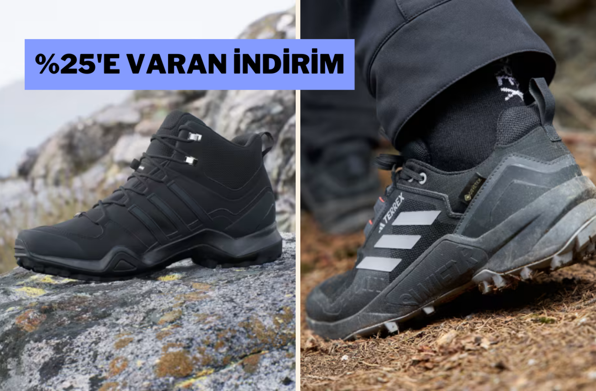 Su geçirmez, dayanıklı ve hafif! Adidas'ın Terrex serisinde %25'e varan indirim başladı