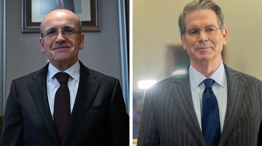 Bakan Şimşek ABD'li mevkidaşı ile görüştü! Bakanlıktan açıklama geldi...