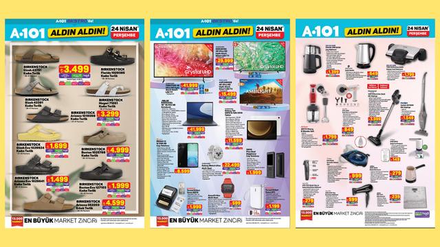 A101'e Birkenstock terlikler geliyor! İşte 24 Nisan 2025 A101 Aldın Aldın Kataloğu
