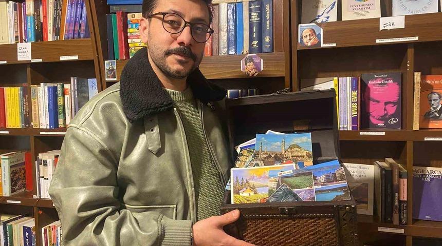 Eskişehir’de nostalji rüzgarı estiren sahaf! 7 yıldır satıyor...