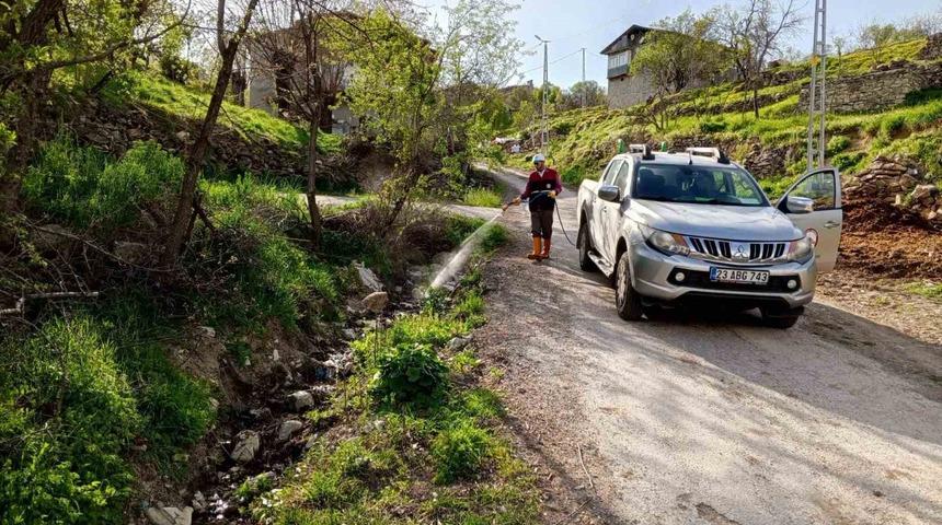 Sivrisinek, karasinek, haşere ve larva... Elazığ’da larva ile mücadele sürüyor