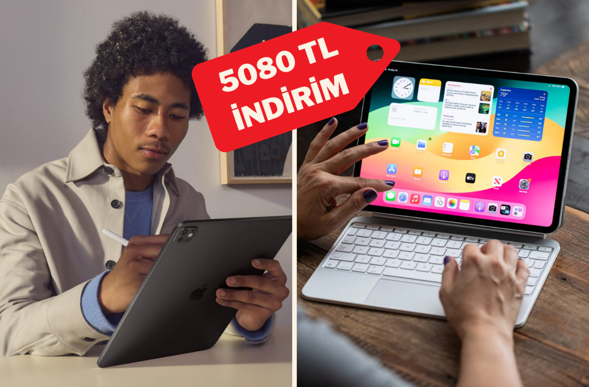 Hem hafif hem hızlı! Apple iPad Pro 13 inç bugüne özel indirimde