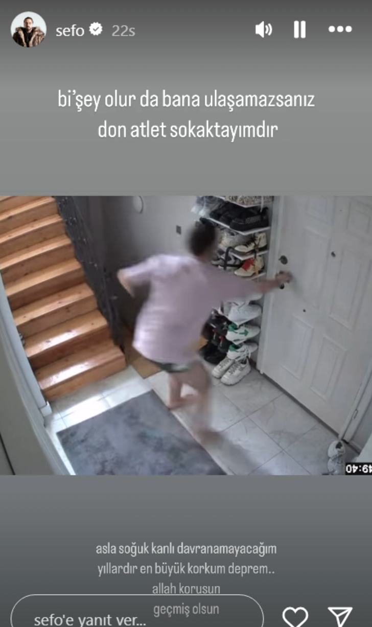 Sefo 'don atlet sokaktayım' diyerek güvenlik kamerası görüntülerini yayınladı! Çıldırtan yorumlar... G1