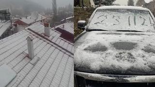 Yaz geldi derken, İzmir Ödemiş beyaza büründü