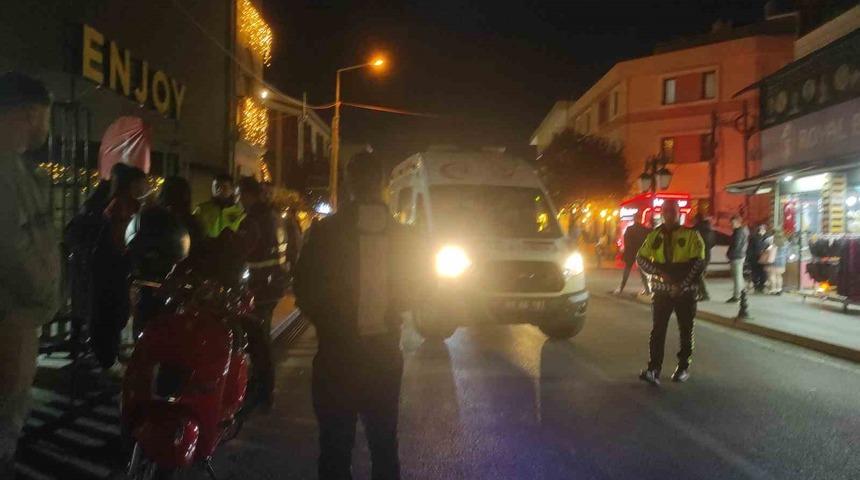 Tekirdağ’da otomobil ile motosiklet çarpıştı: 1 yaralı