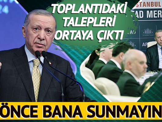 Erdoğan'dan sıcağı sıcağına 'deprem' talimatı