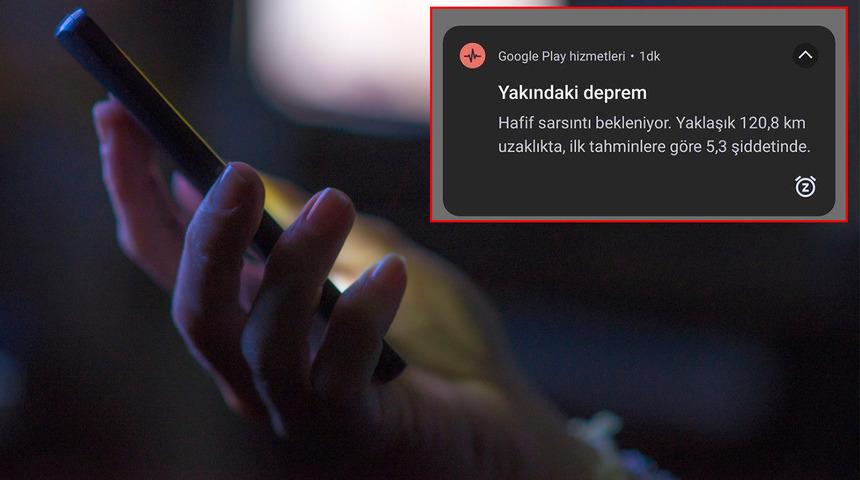 Depremden saniyeler önce telefonlara bildirim geldi! Gerçekten çalışıyor mu?