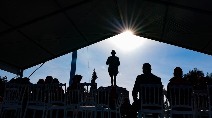 Çanakkale'de destanlaşan 57. Alay'ın kahramanları, muharebelerin 110. yılında Conkbayırı'nda anıldı