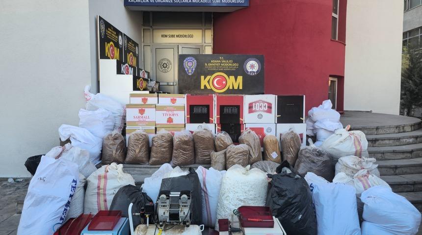 Adana'da kaçakçılık operasyonunda 4 şüpheli yakalandı