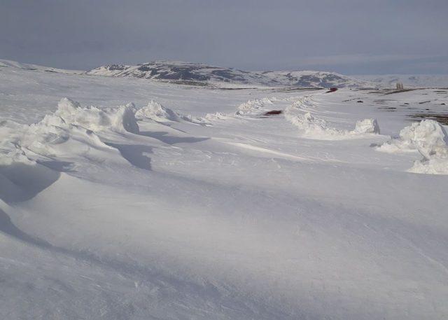 Ardahan’da kar ve tipi nedeniyle kapanan yollar ulaşıma açıldı