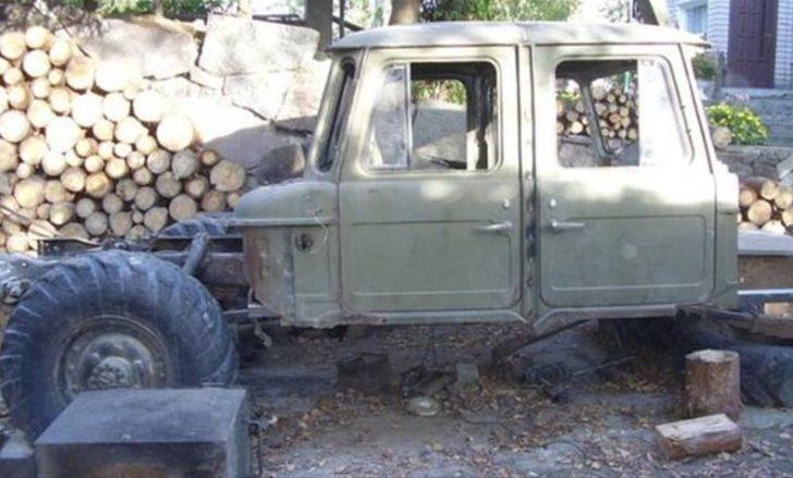 Eski kamyonun lüks bir cipe dönüşümü G2