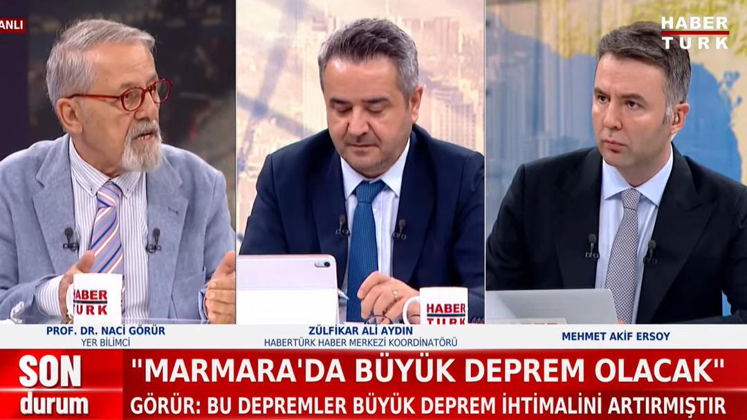 Prof. Dr. Naci Görür den görüş ayrılıklarına net yanıt: "Bu konuda iki görüş olamaz, tek görüş var, o da Marmara da büyük deprem olacak!" 1