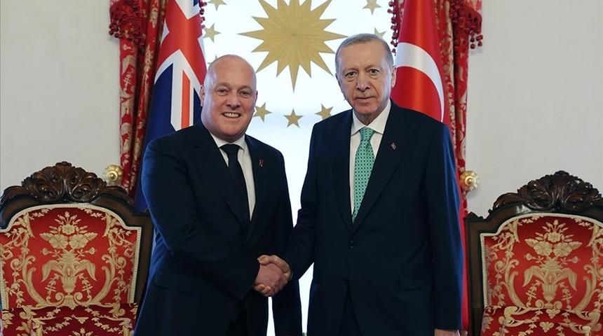 Cumhurbaşkanı Erdoğan, Yeni Zelanda Başbakanı Luxon onuruna yemek verdi