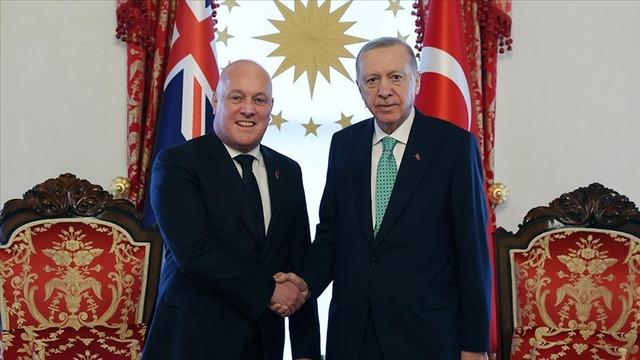 Cumhurbaşkanı Erdoğan, Yeni Zelanda Başbakanı Luxon onuruna yemek verdi