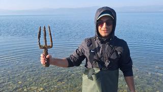 Poseidon'un Mızrağı Bursa'dan çıktı! Roma dönemine ait olduğu iddia edilen mızrak balıkçının ağına takıldı