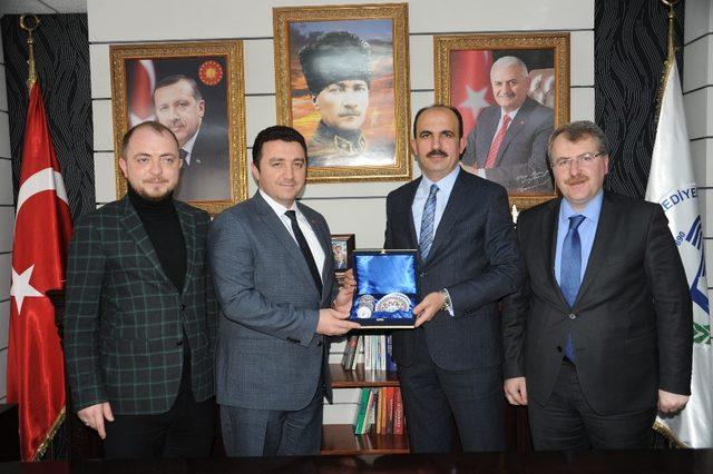 Selçuklu Belediye Başkanı Uğur İbrahim Altay’ın Bozüyük ziyareti