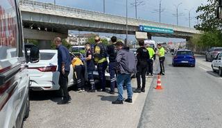 5 aracın karıştığı zincirleme trafik kazasında 3 kişi yaralandı