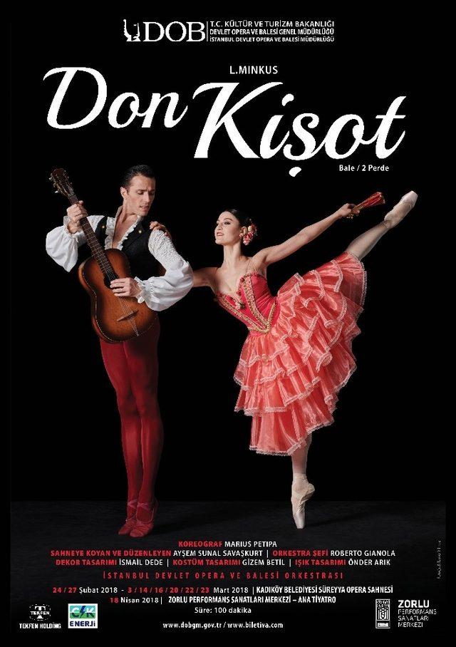 Don Kişot Balesi’nin prömiyeri 24 Şubat’ta yapılıyor