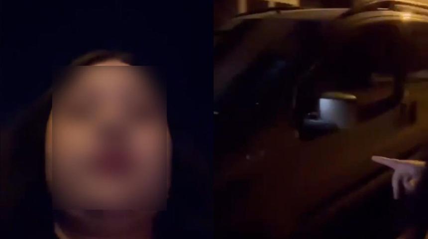 Genç kızın taciz korkusu... Kendini takip eden kişiyi kameraya çekti: "Seni polise veririm"