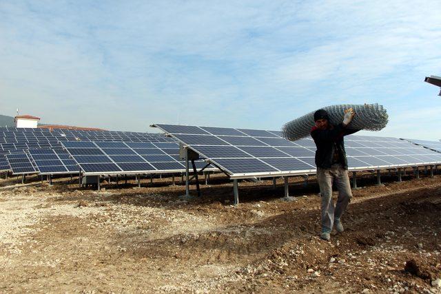 Bolu'da güneş enerjisi santrali tamamlandı