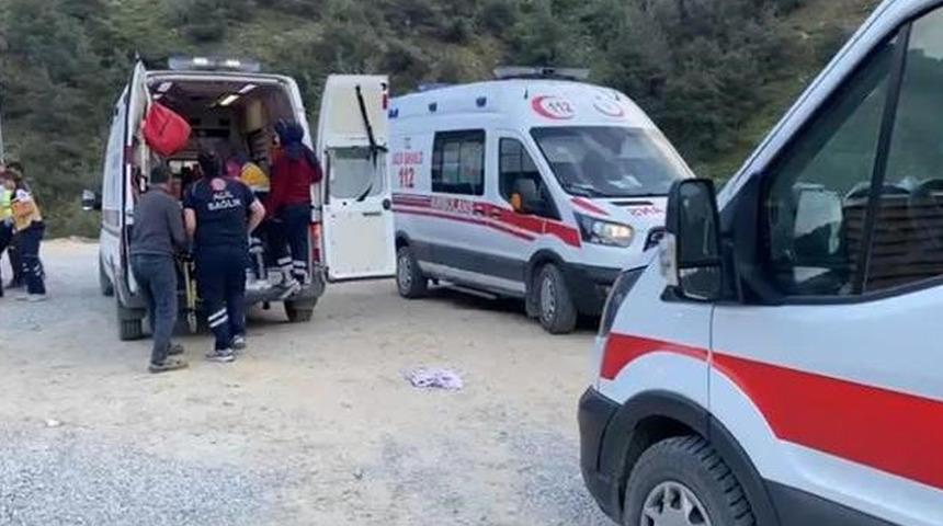 İzmir-Ankara hızlı tren hattı inşaatında kaza! Yaralılar var