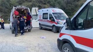 İzmir-Ankara hızlı tren hattı inşaatında kaza! Yaralılar var