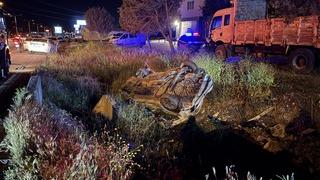 Kahramanmaraş'ta otomobil takla attı: 1 kişi hayatını kaybetti, 1 kişi yaralandı