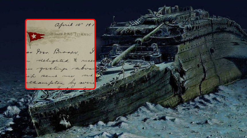 Titanik kazasından önce yazmıştı! O mektup 400 bin dolara satıldı! Kehanet niteliğinde 10 kelime...
