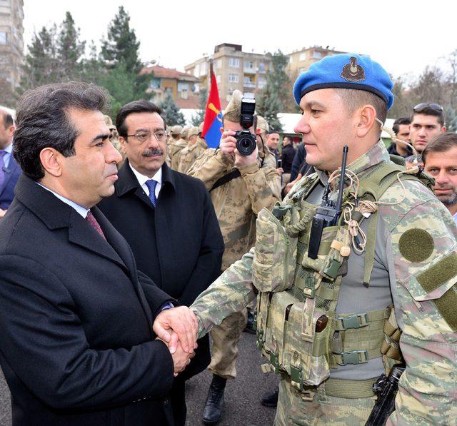 JÖH timleri ve korucular, Diyarbakır'dan Afrin'e böyle uğurlandı