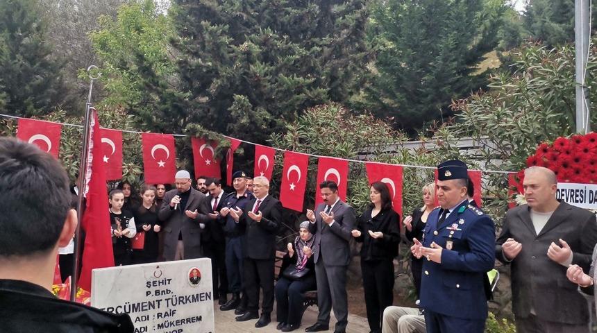 Şehit Binbaşı Ercüment Türkmen dualarla anıldı