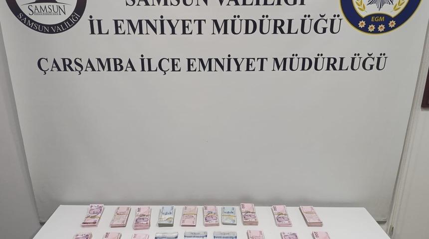 Samsun'da kuyumcuya sahte altın satmaya çalışan 2 zanlı yakalandı