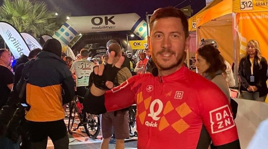 Eden Hazard 225 kilometre bisiklet sürdü!