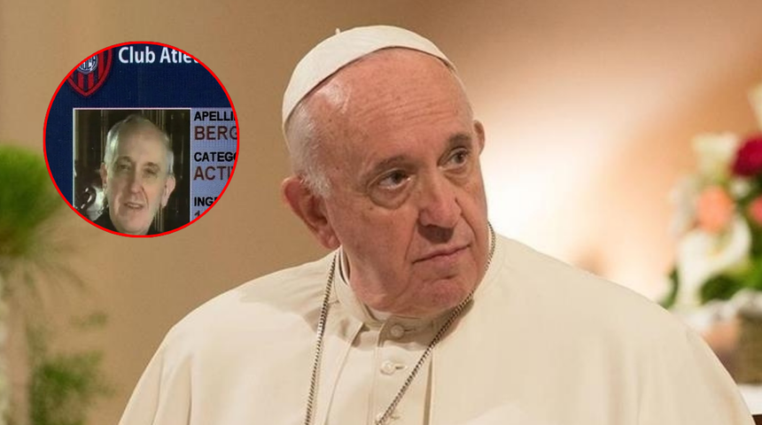 Papa Francis'in öleceği tarih belli miydi? Futbol takımı kartındaki sayılar gündem oldu