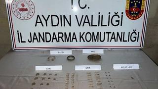Aydın'da tarihi eser operasyonu! 2 şüpheli yakalandı