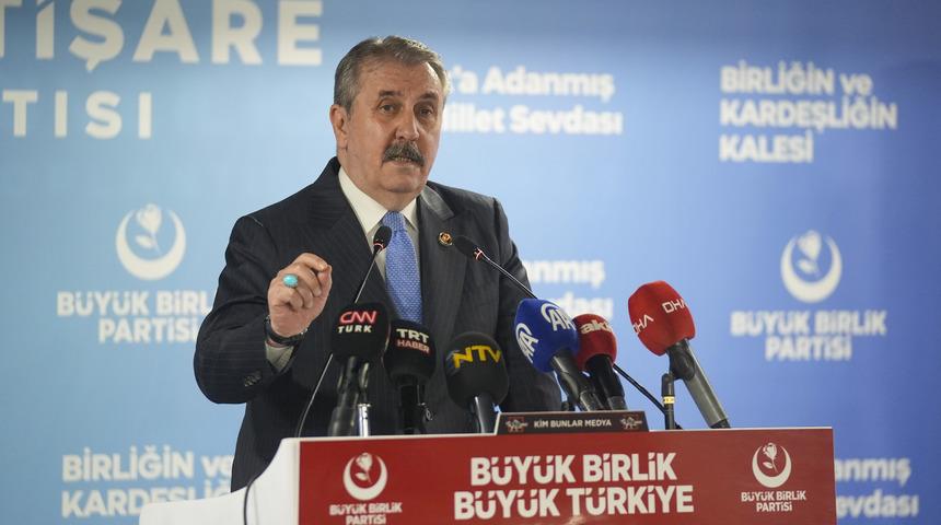 BBP Genel Başkanı Destici, partisinin Genel İstişare Toplantısı'nda konuştu