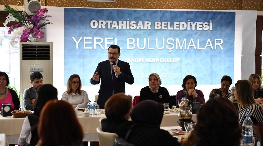 Başkan Gen&ccedil;, kadın dernekleri ile bir araya geldi