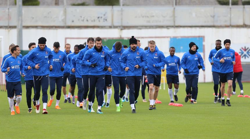 Trabzonspor, Aytemiz Alanyaspor ma&ccedil;ı hazırlıklarını s&uuml;rd&uuml;rd&uuml;