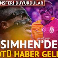 Galatasaray'a Victor Osimhen'den kötü haber geldi! İngiliz devine imzası artık an meselesi