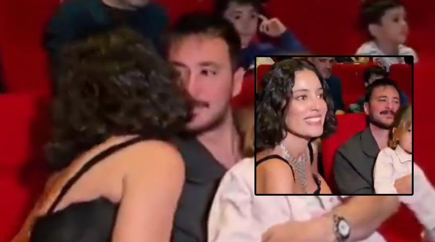 Anıl Altan eşi Pelin Akil'i galada yalnız bırakmadı! Kocasını öptüğü an gündemde...